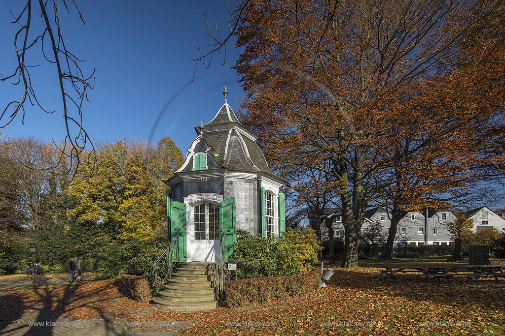 Radevormwald, Historisches Rokoko-Gartenhaus aus dem Jahre 1772.