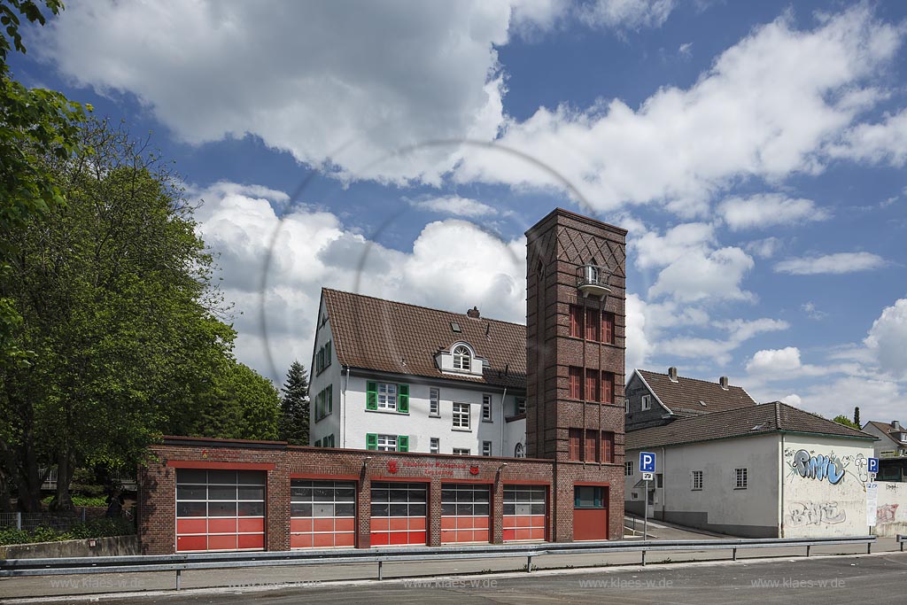 Remscheid Lennep, Blick auf die Feuerwache; Remscheid Lennep, view to the fire station.