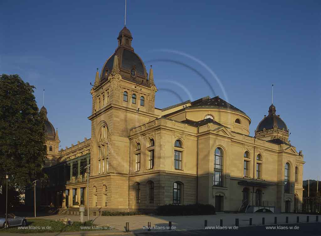 Elberfeld, Wuppertal, Regierungsbezirk Dsseldorf, Duesseldorf, Blick auf Historische Stadthalle im Baustil der Neorenaissance 