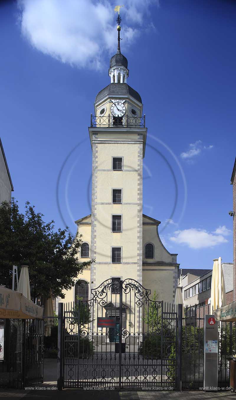 Altstadt, Bolker Strasse, Dsseldorf, Duesseldorf, Niederrhein, Bergisches Land, Blick auf Neanderkirche
