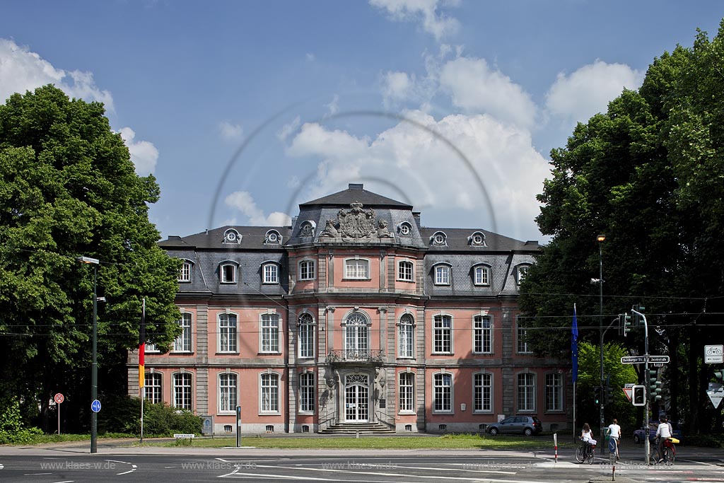 Duesseldorf Pempelfort, Hofgarten, Schloss Jaegerhof; Duesseldorf Pempelfort, castle Jaegerhof