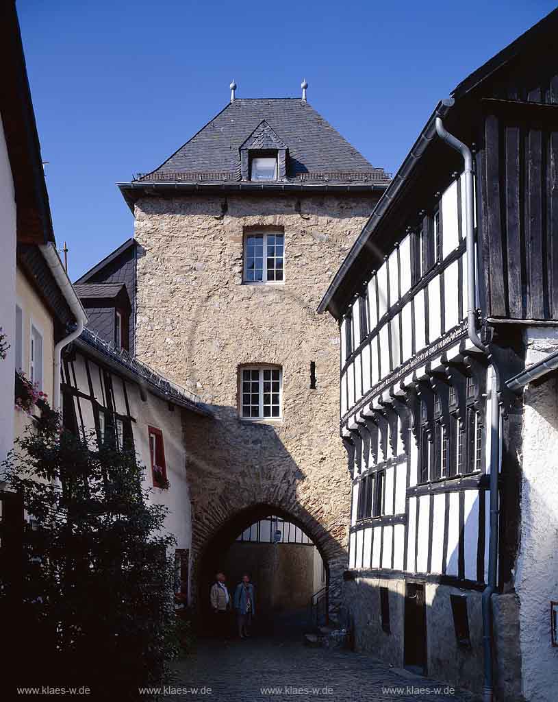 Blankenheim, Kreis Euskirchen, Eifel, Blick auf Historisches Hirtentor