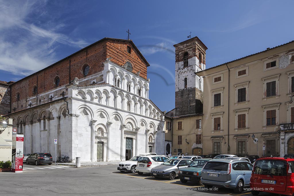 Lucca, chiesa di Santa Maria Forisportam; Lucca, church di San Maria Forisportam.