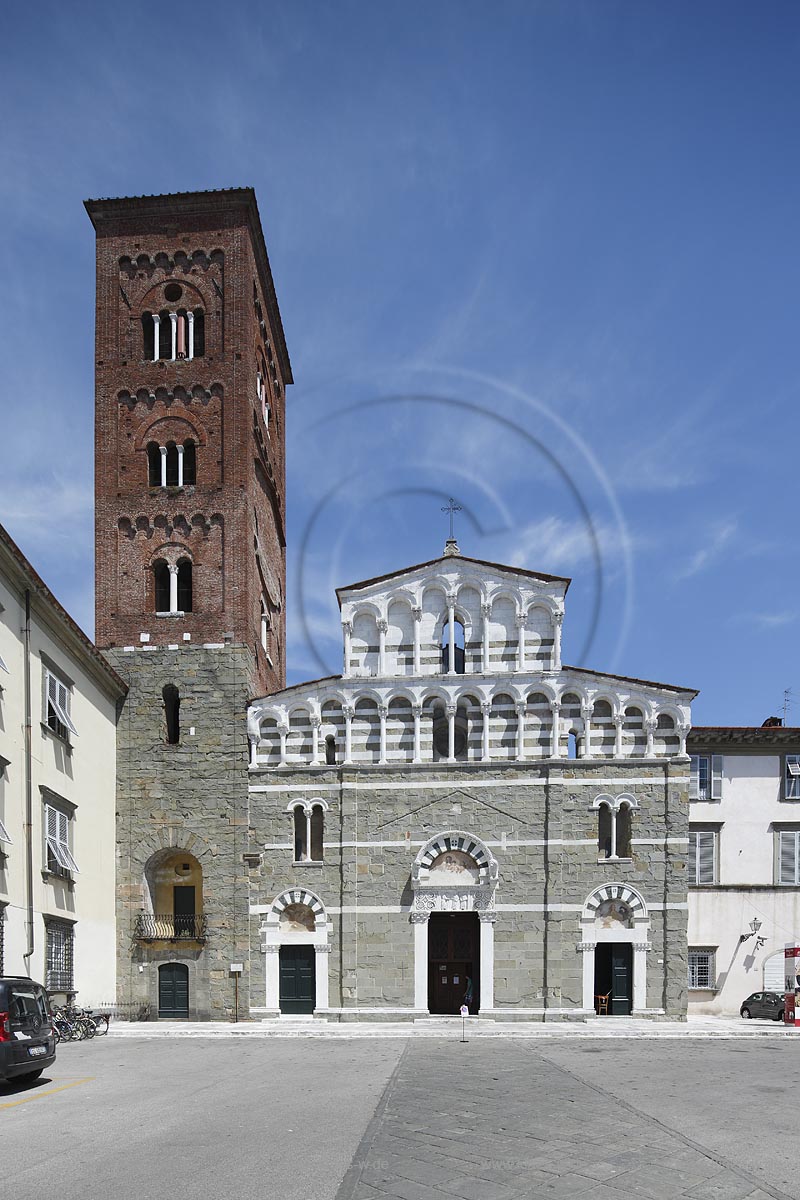 Lucca, Kirche San Pietro Somaldi; Lucca, chzrch San Pietro Somaldi.