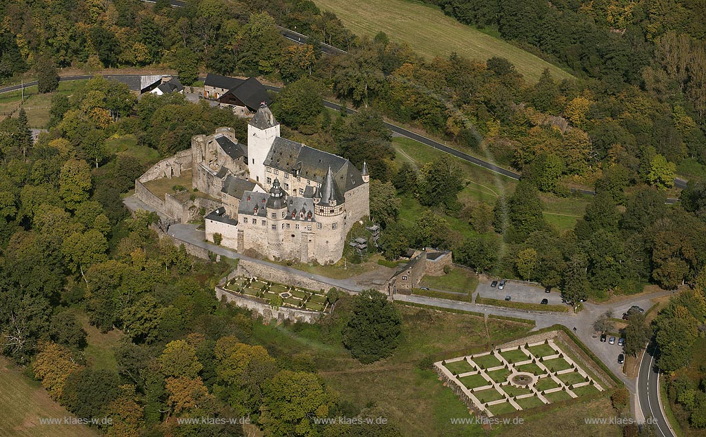 Schloss Buerresheim bei Mayen,  Mayen, Eifel, Rheinland-Pfalz, Germany, Europa