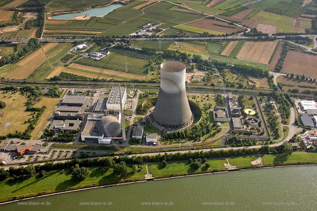 Kernkraftwerk Muelheim-Kaerlich, Koblenz, Rheinland-Pfalz, Deutschland, DEU. | Nuclear power plant, Muelheim-Kaerlich, Rhineland-Palatinate, Germany, DEU.