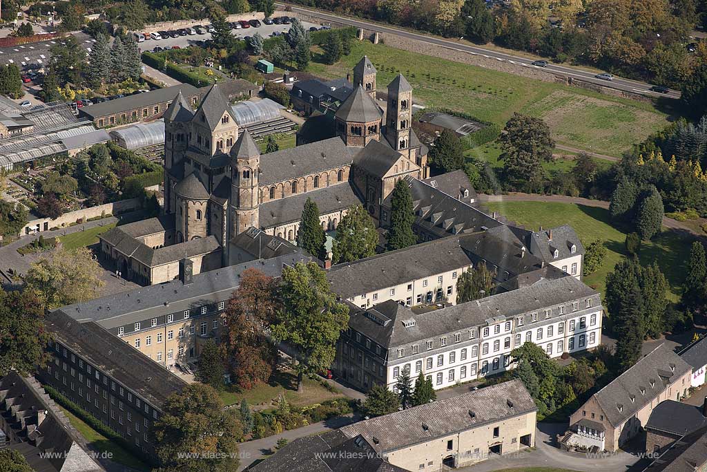 Maria Laach,am  Lacher See, Abtei Maria Laach, Bell, Eifel, Rheinland-Pfalz, Germany, Europa