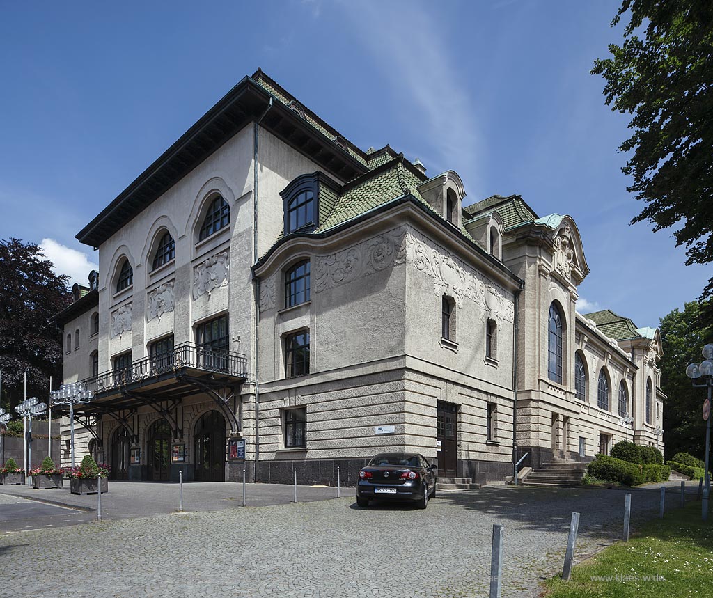 Moenchengladbach, Kaiser-Friedrich-Halle, sie wurde zwischen 1901 und 1903 im Jugendstil erbaut; Moenchengladbach, event hall Kaiser Friedrich-Halle.