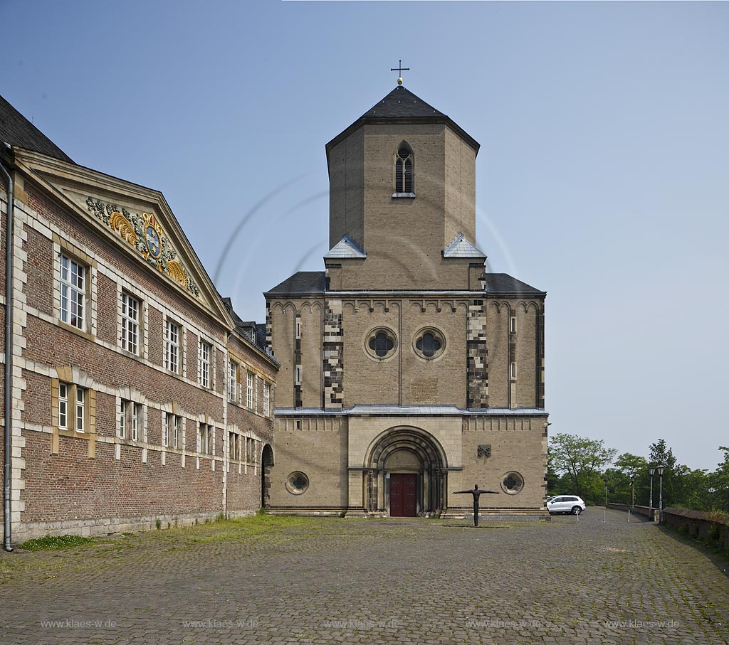 Moenchengladbach, Muenster St. Vitus, Westwerk; Moenchengladbach, minsterSt.Vitus, westwork.