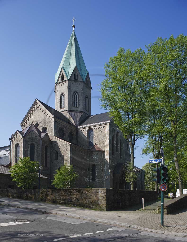 Essen Werden, ehemalige Abteikirche Sankt Ludgerus; Ancient abbey churg St. Ludgerus