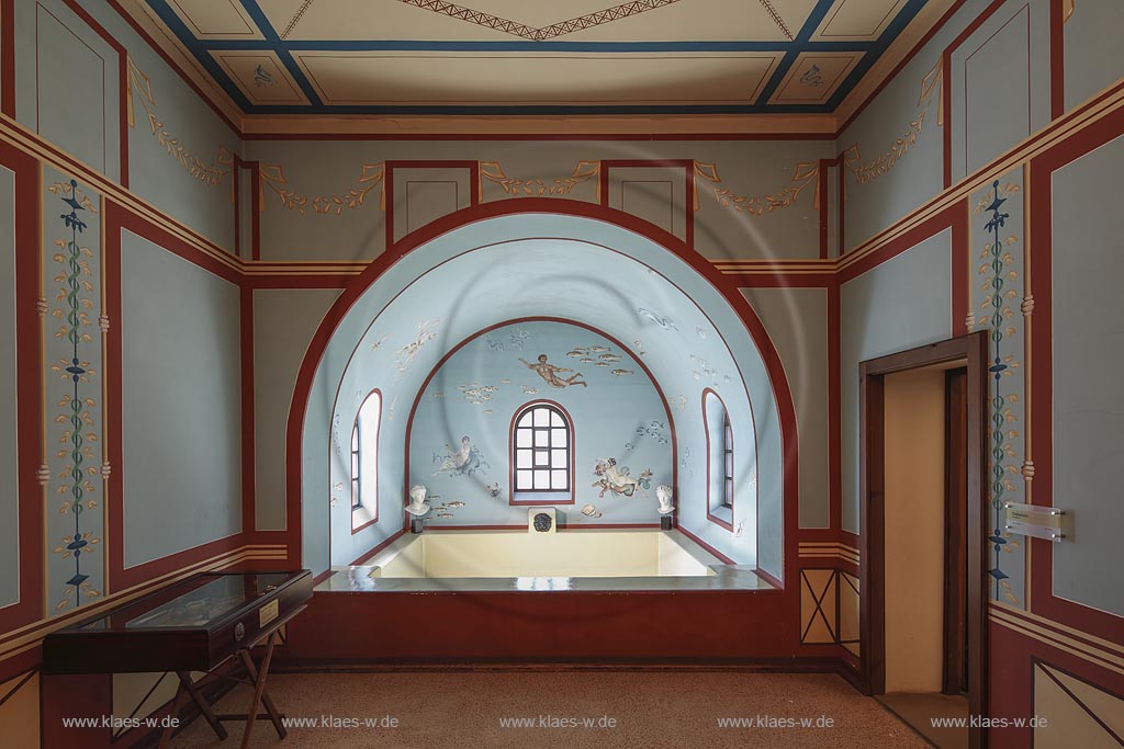 Gemeinde Perl Villa Borg Innenansicht des frigidariums der Villa ; interior view to the cold bath 