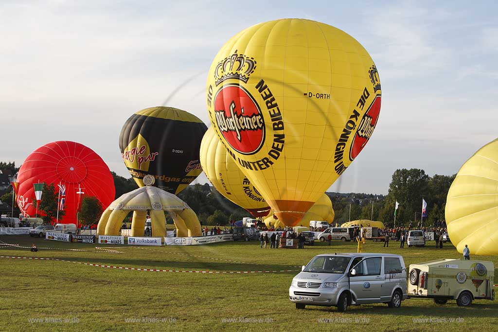Warstein, Kreis Soest, Warsteiner Internationale Montgolfiade, Warsteiner Ballon, Sauerland