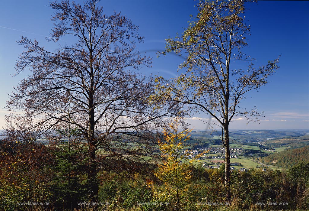 Haincher Hhe, Hoehe, Siegerland, Blick auf Siegerland und Landschaft