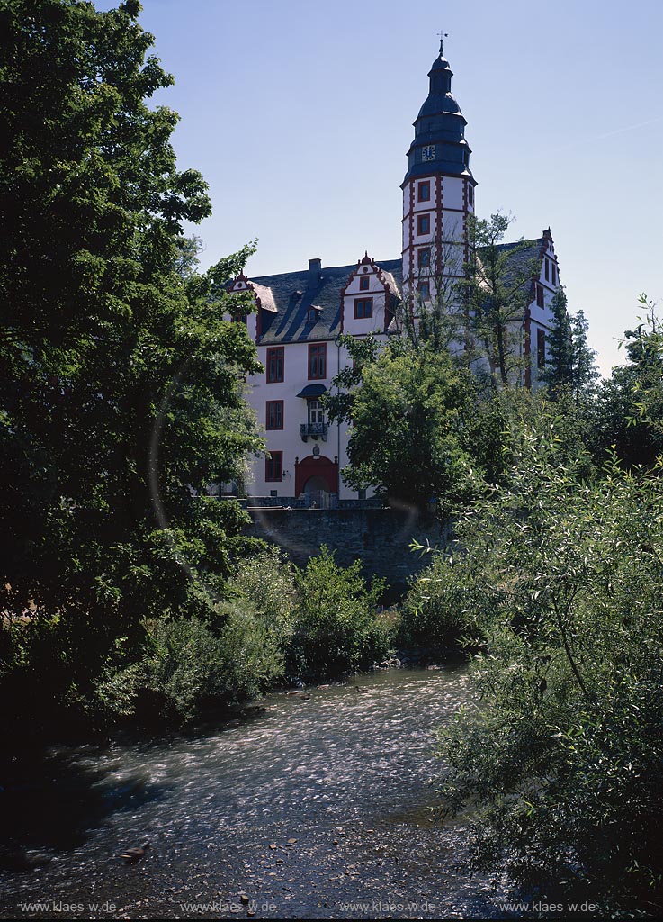 Hadamar, Landkreis Limburg-Weilburg, Blick auf Schloss Hadamar, Hessen, Westerwald