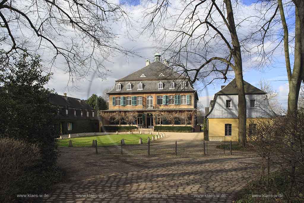 Leichlingen, Rheinisch-Bergischer Kreis, Blick auf Schloss Eicherhof und Schlosspark