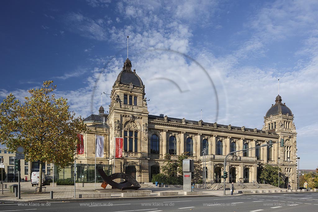 Wuppertal-Elberfeld, historische stadthalle, auch: Historische Stadthalle am Johannisberg,die eine der bedeutendsten Sehenswuerdigkeiten der Stadt ist; Wuppertal-Elberfeld, guildhall historische Stadthalle, as known as Historische Stadthalle am Johannisberg.