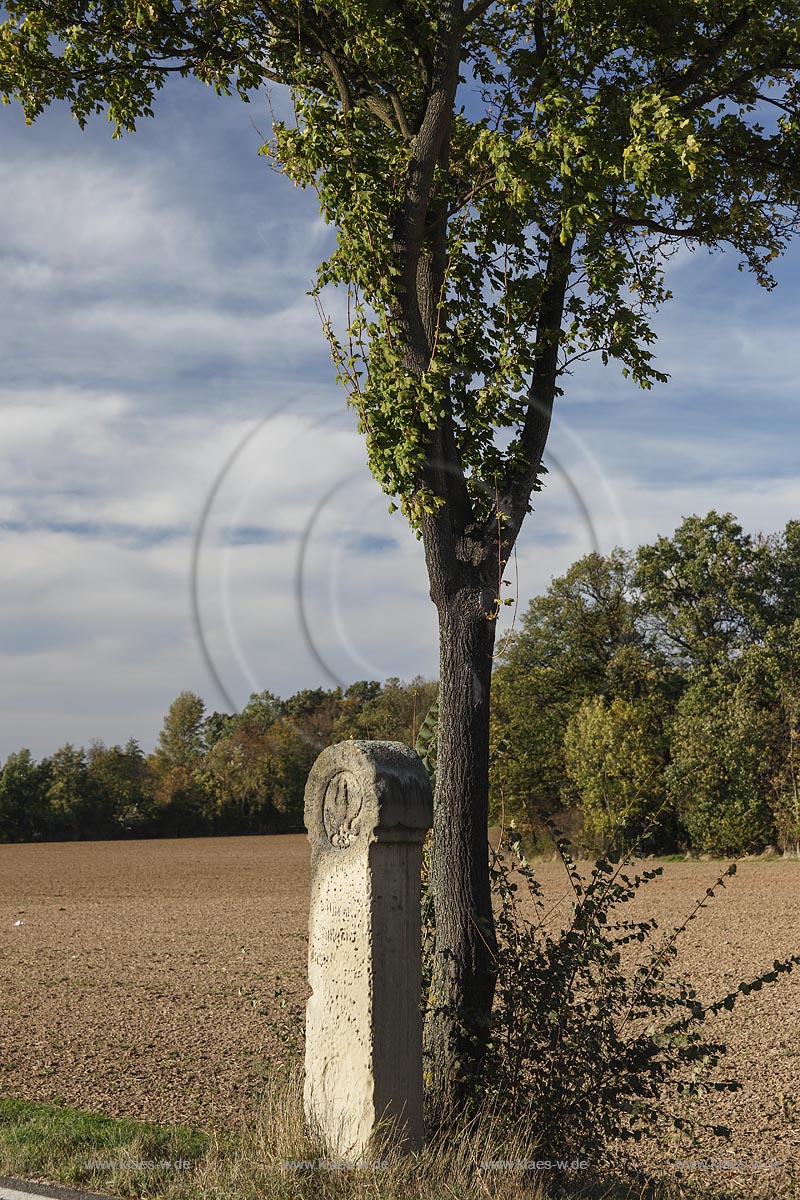 Zuelpich-Uelpenich, Preussischer Meilenstein; Zuelpich-Uelpenich, a Prussian cornerstone.