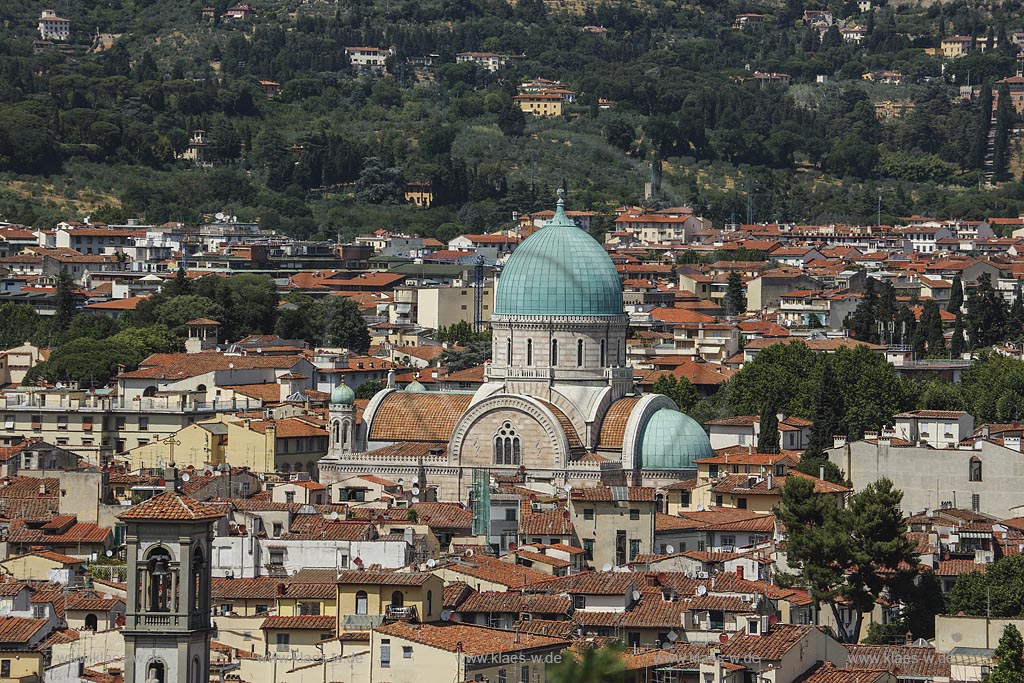 Florenz, Grosse Synagoge  Tempio Maggiore; Florenz, great synagogueTempio Maggiore.