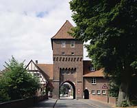 Coesfeld, Münster, Muenster, Münsterland, Muensterland, Blick auf Walkenbrückentor, Walkenbrueckentor